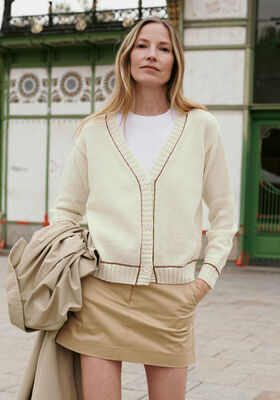 CARDIGAN Cashmere 16 Fine - Strikkeopskrift (SE) fra Lana Grossa