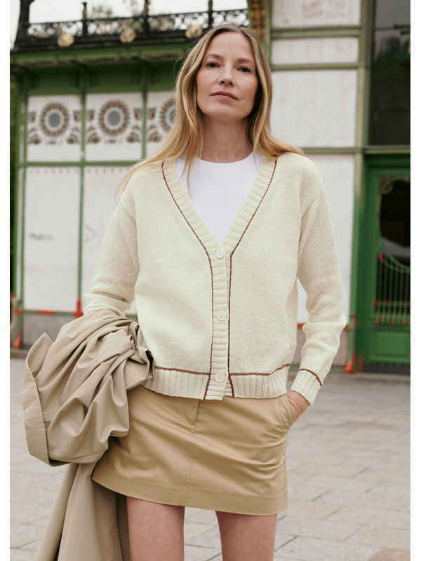 Lana Grossa CARDIGAN Cashmere 16 Fine - Strikkeopskrift (SE)