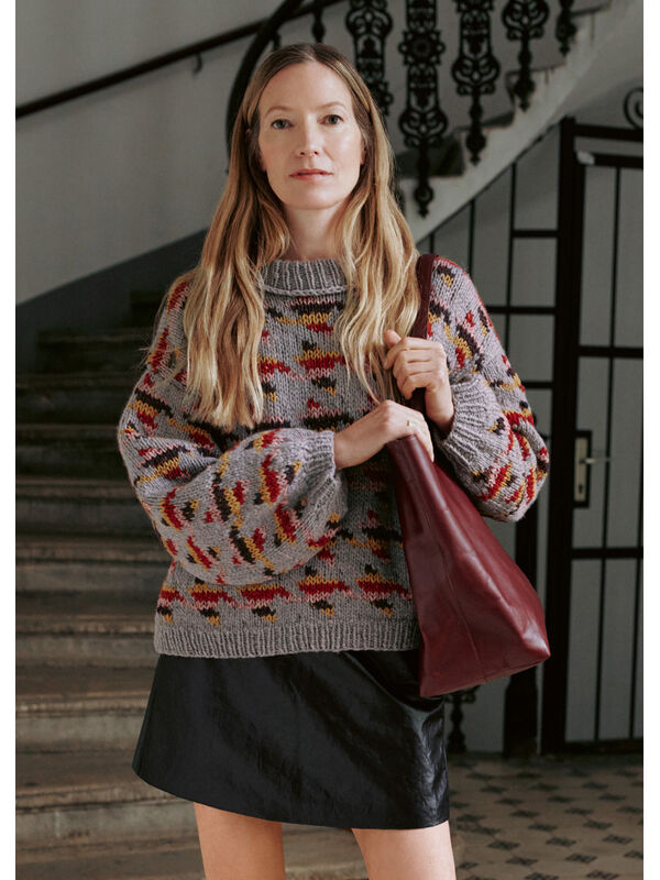 Lana Grossa SLIPOVER Alta Moda Cashmere 16 - Strikkeopskrift (SE)