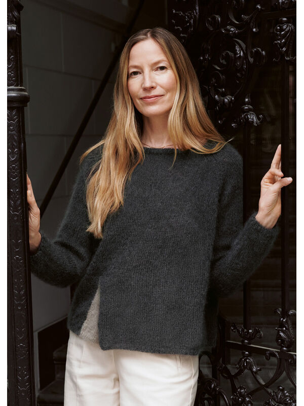 Lana Grossa PULLOVER Silkhair - Strikkeopskrift (SE)