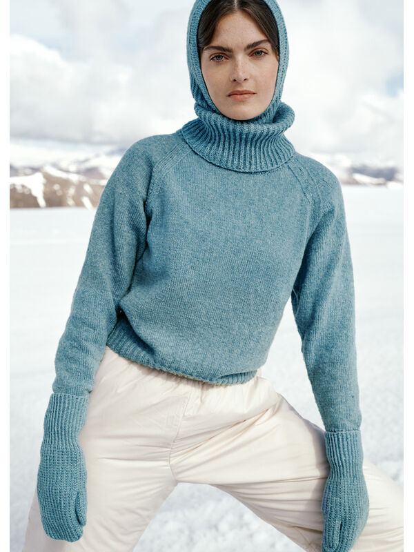 Lana Grossa PULLOVER Cashmere 16 Fine - Strikkeopskrift (SE)