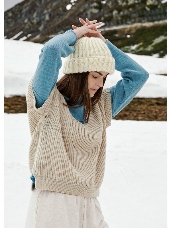 Lana Grossa SLIPOVER Cool Wool - Strikkeopskrift (SE)