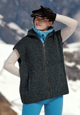 VEST Landlust Soft Tweed 90 - Strikkeopskrift (SE) fra Lana Grossa