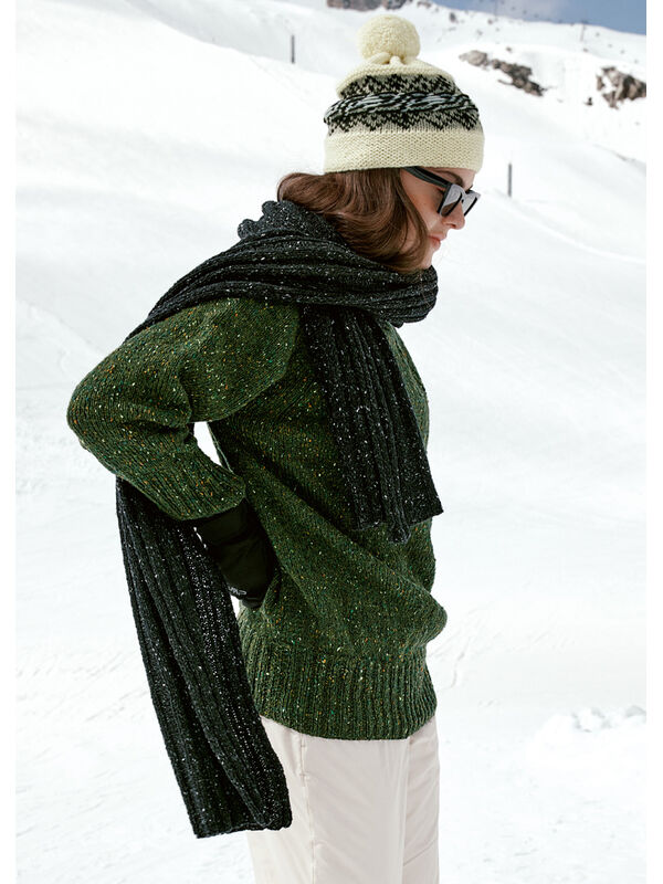 Lana Grossa SJAL Landlust Soft Tweed 180 - Strikkeopskrift (SE)