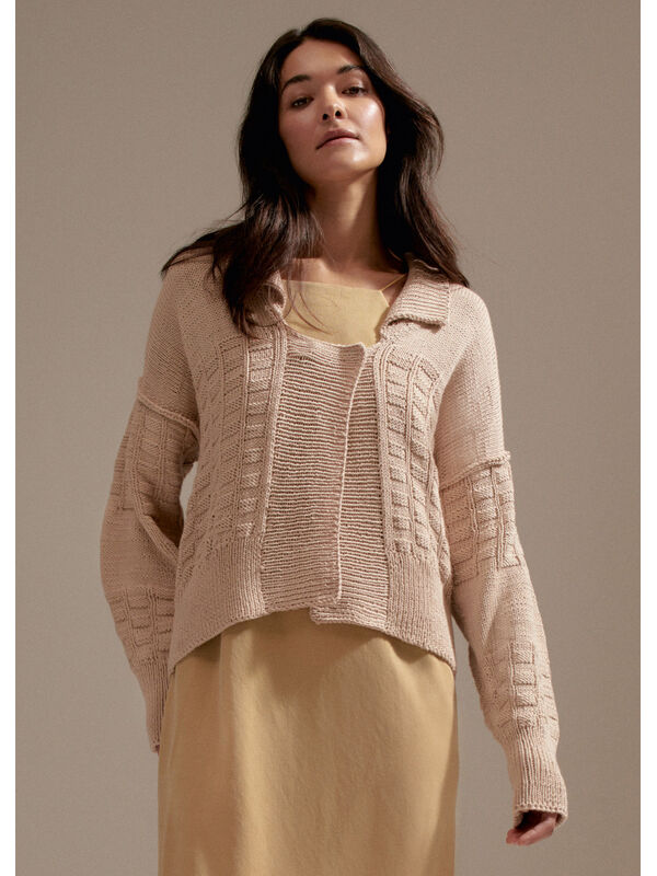Lana Grossa CARDIGAN Landlust Baumwolle - Strikkeopskrift (SE)