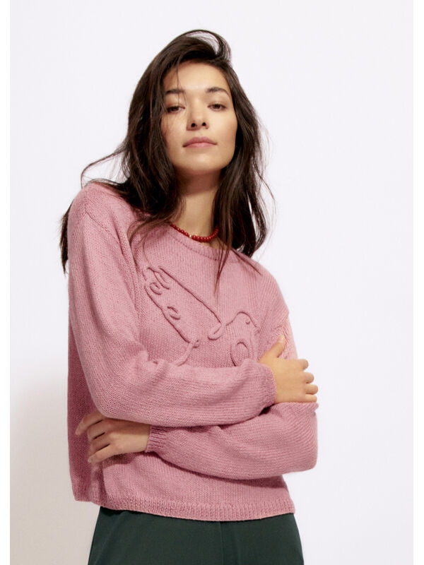 Lana Grossa PULLOVER Alta Moda Cotolana - Strikkeopskrift (SE)