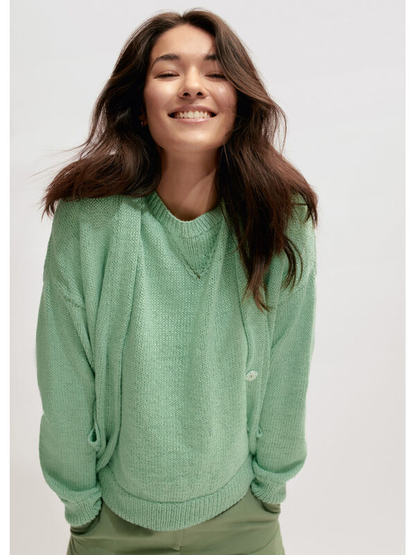 Lana Grossa CARDIGAN Linarte - Strikkeopskrift (SE)