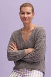 Lana Grossa CARDIGAN Ecopuno - Strikkeopskrift (SE)