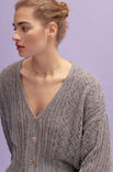 Lana Grossa CARDIGAN Ecopuno - Strikkeopskrift (SE)