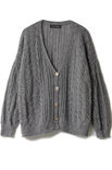 Lana Grossa CARDIGAN Ecopuno - Strikkeopskrift (SE)