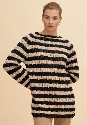 PULLOVER Elastico - Strikkeopskrift (SE) fra Lana Grossa