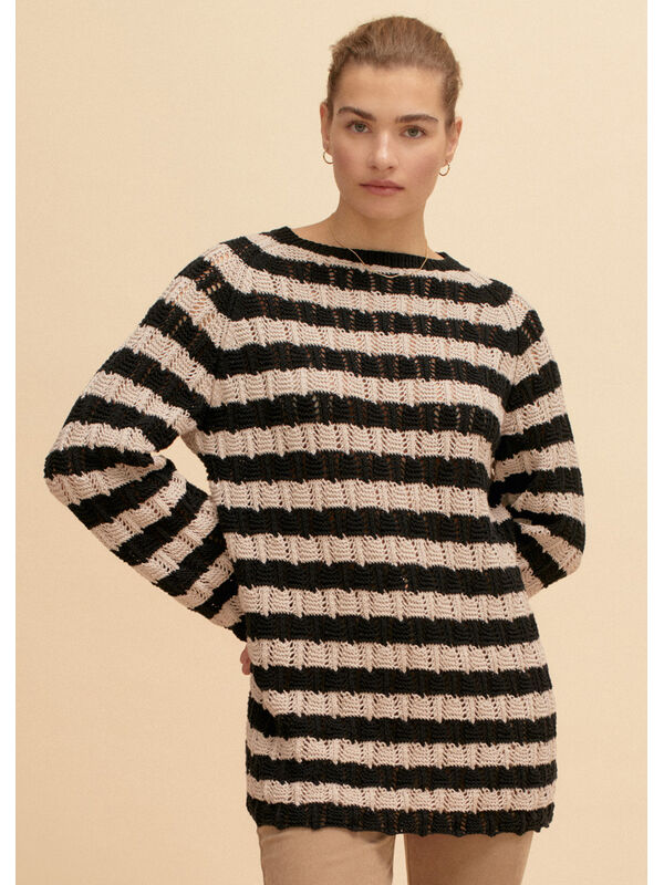Lana Grossa PULLOVER Elastico - Strikkeopskrift (SE)