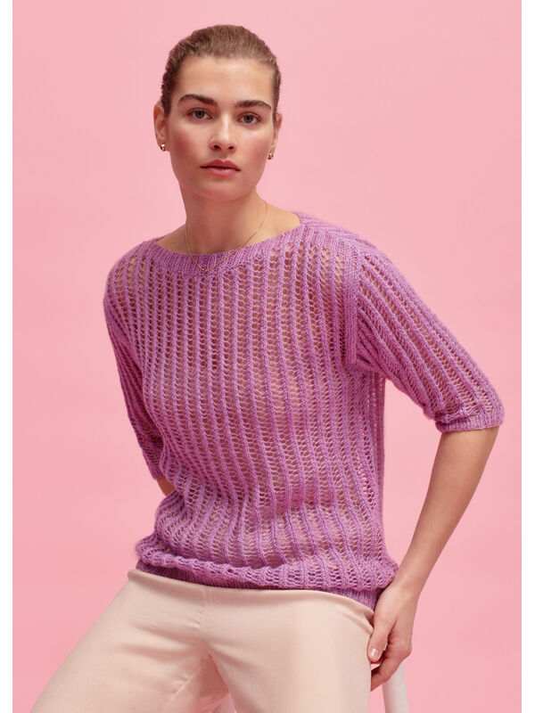 Lana Grossa PULLOVER Ecopuno - Strikkeopskrift (SE)