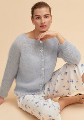 CARDIGAN Silkhair fra Lana Grossa