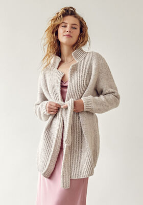 CARDIGAN Ecopuno Chunky - Strikkeopskrift (SE) fra Lana Grossa