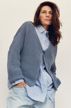 Lana Grossa CARDIGAN Cool Wool Seta - Strikkeopskrift (SE)