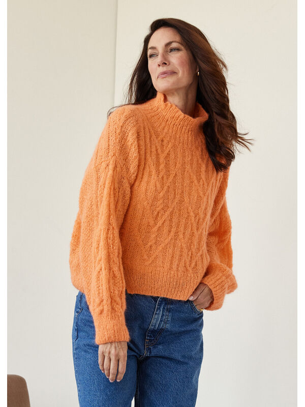 Lana Grossa PULLOVER Setasuri Big - Strikkeopskrift (SE)