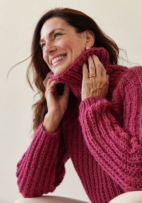 PULLOVER Ecopuno Chunky - Strikkeopskrift (SE) fra Lana Grossa