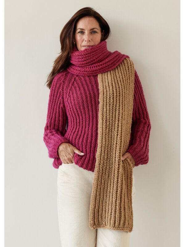 Lana Grossa SJAL Ecopuno Chunky - Strikkeopskrift (SE)