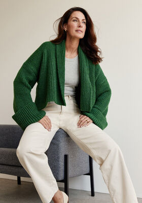 CARDIGAN Alta Moda Alpaca - Strikkeopskrift (SE) fra Lana Grossa