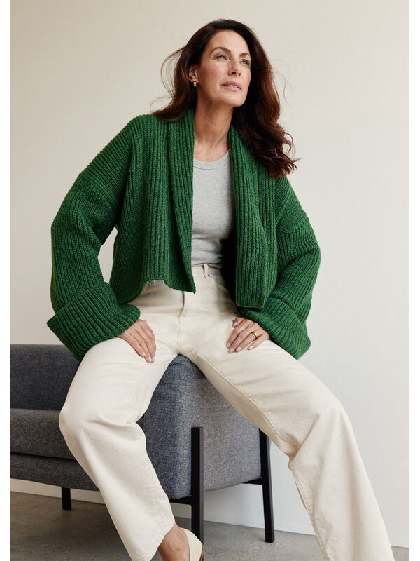 Lana Grossa CARDIGAN Alta Moda Alpaca - Strikkeopskrift (SE)