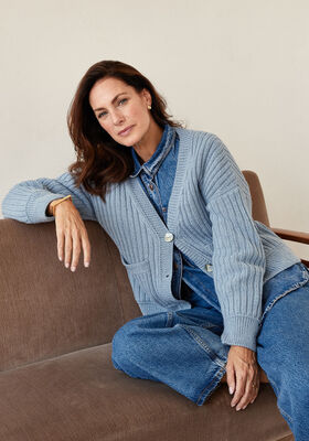 CARDIGAN Landlust Alpaka Merino 160 - Strikkeopskrift (SE) fra Lana Grossa