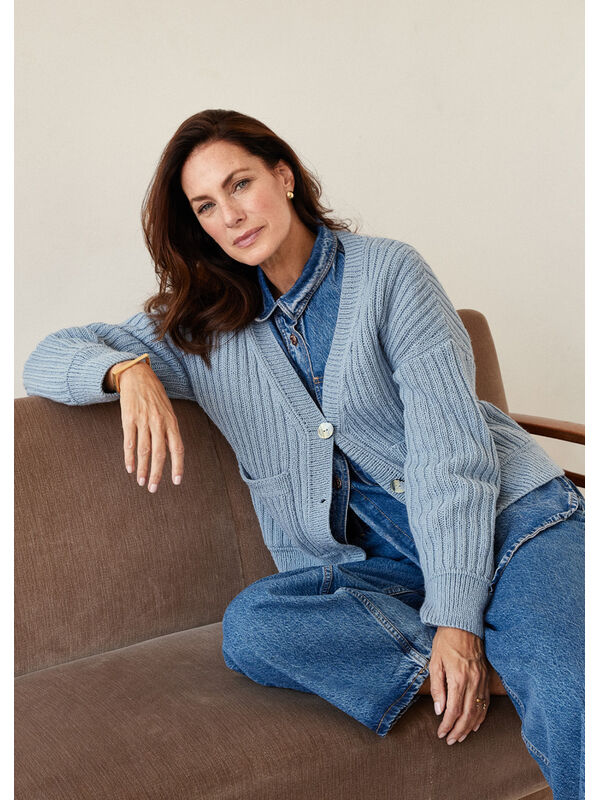 Lana Grossa CARDIGAN Landlust Alpaka Merino 160 - Strikkeopskrift (SE)