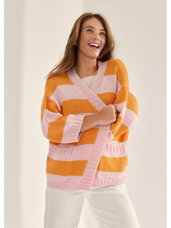 Lana Grossa CARDIGAN Promessa - Strikkeopskrift (DK)