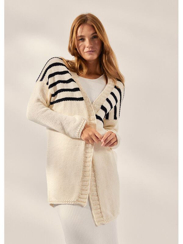Lana Grossa CARDIGAN Promessa - Strikkeopskrift (NO)