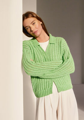 CARDIGAN Landlust Sommerseide fra Lana Grossa