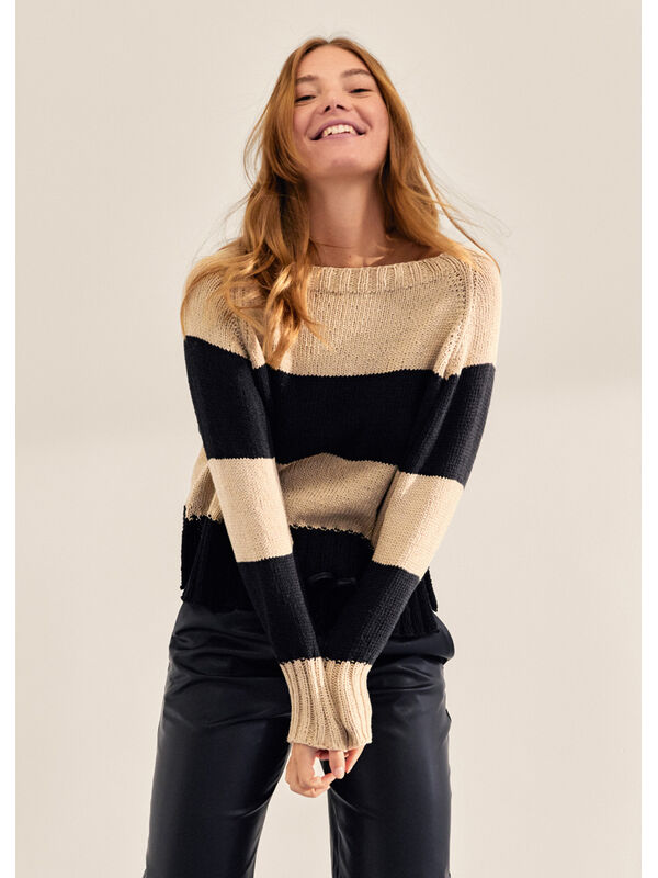 Lana Grossa PULLOVER Dodici - Strikkeopskrift (SE)