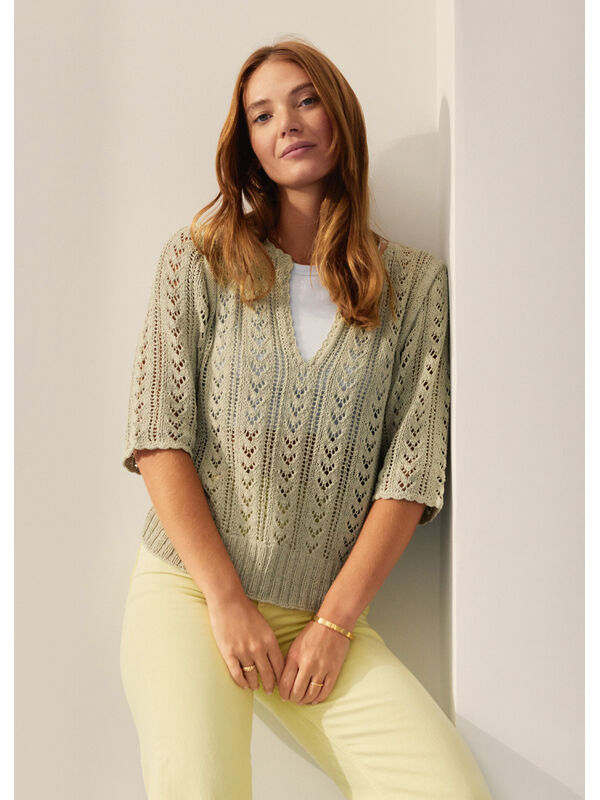 Lana Grossa PULLOVER Setapura - Opskrift (SE)
