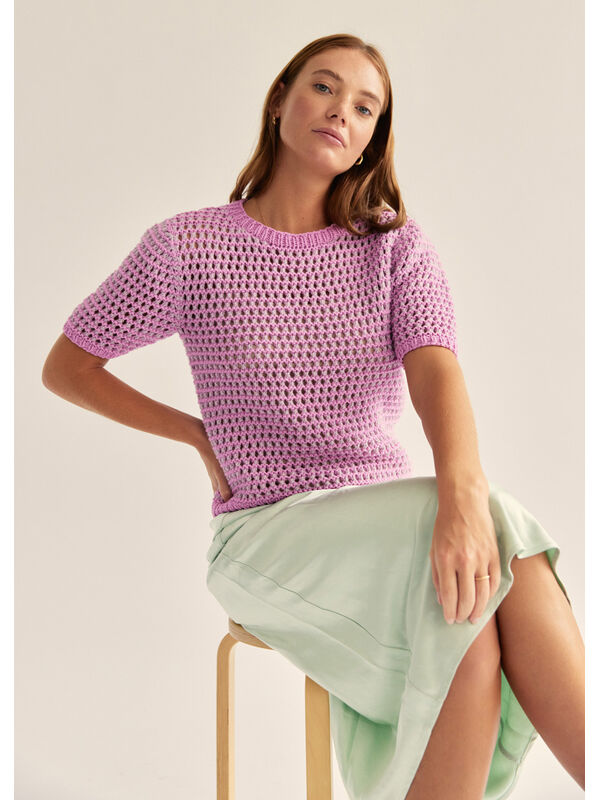 Lana Grossa T-SHIRT Elastico & Ecopuno - Strikkeopskrift (SE)