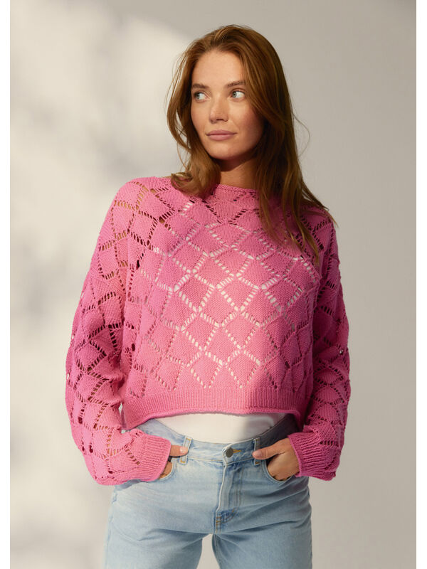 Lana Grossa PULLOVER Elastico - Strikkeopskrift (SE)