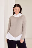 Lana Grossa PULLOVER Cool Wool