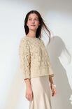 Lana Grossa PULLOVER Cotton Wool - Strikkeopskrift (NO)
