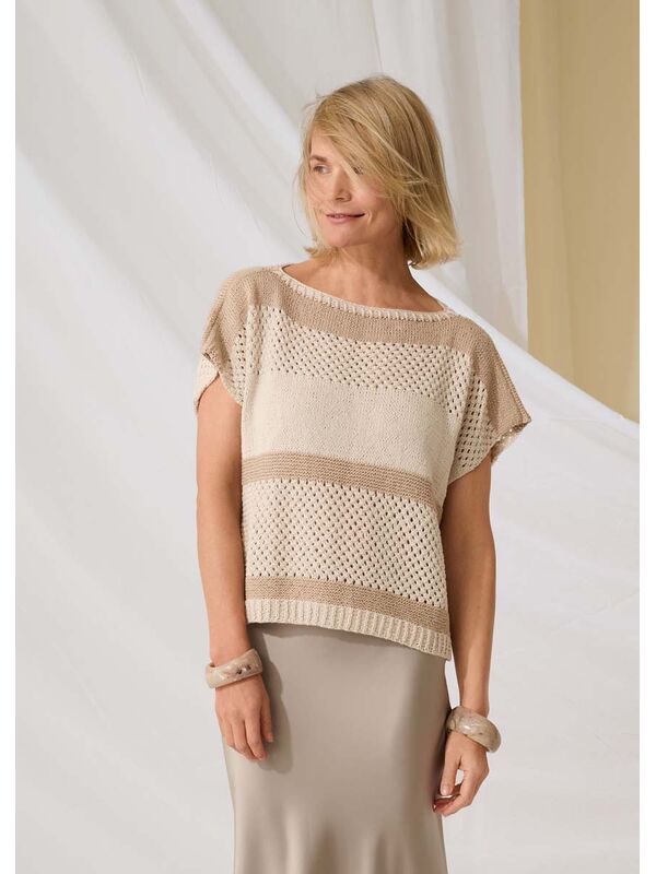 Lana Grossa SHIRT Alta Moda Cotolana- Strikkeopskrift (NO)