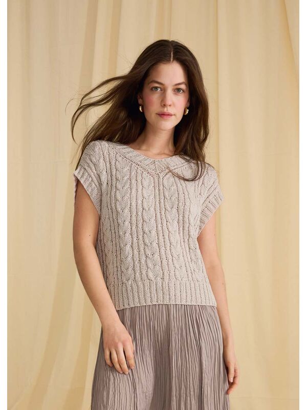 Lana Grossa TOP Cotton Silk - Strikkeopskrift (NO)