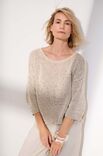 Lana Grossa PULLOVER Linissimo & Landlust Sommerseide - Strikkeopskrift (NO)