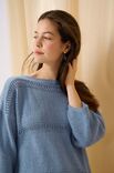 Lana Grossa PULLOVER Summer Cashmere - Strikkeopskrift (NO)