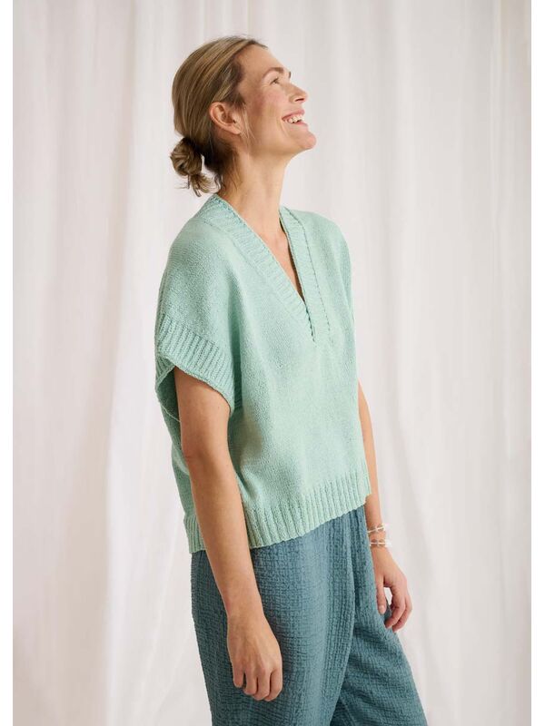 Lana Grossa SLIPOVER Summer Cashmere - Strikkeopskrift (NO)