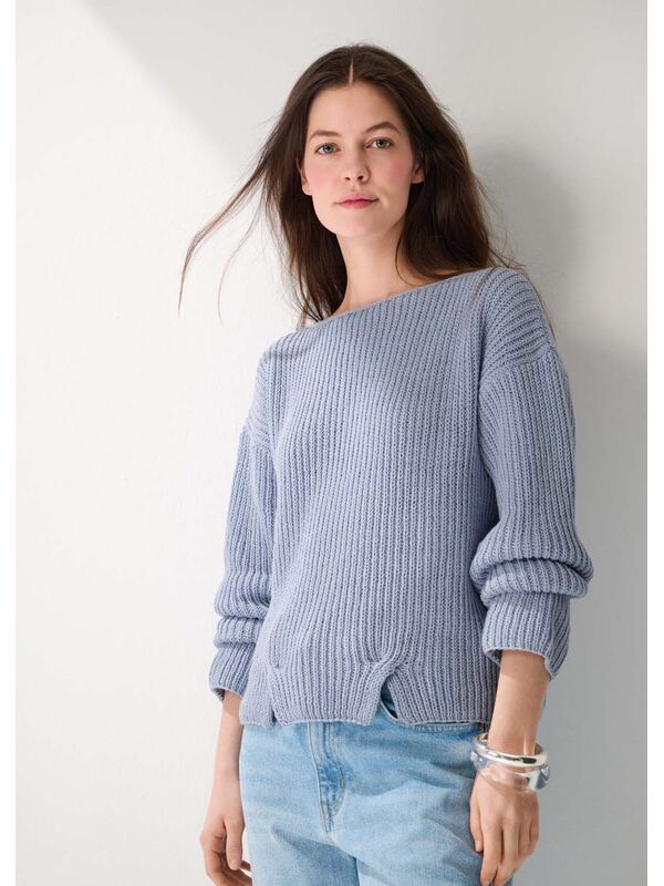 Lana Grossa PULLOVER Elastico - Strikkeopskrift (NO)