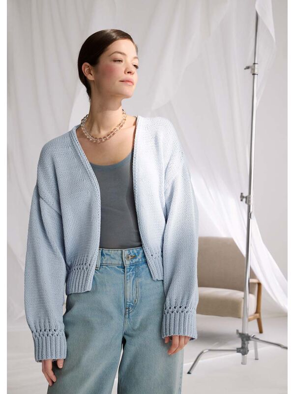 Lana Grossa CARDIGAN Promessa - Strikkeopskrift (NO)