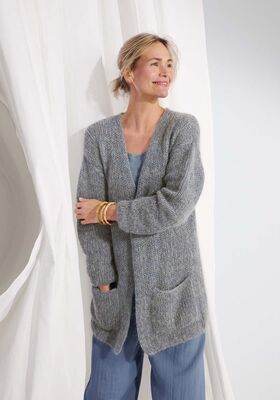 JAKKE Alta Moda Cotolana & Silkhair - Strikkeopskrift (NO) fra Lana Grossa