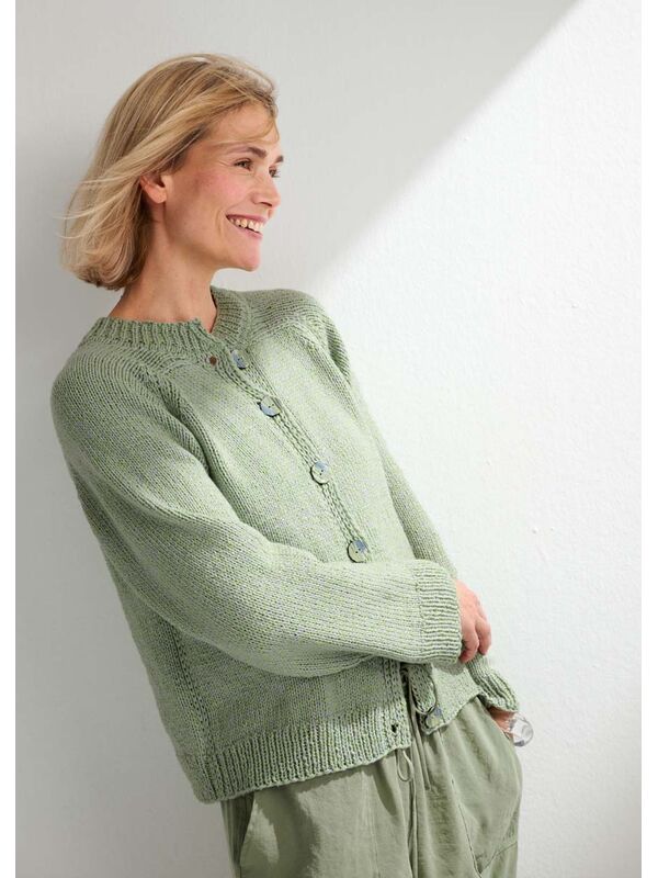 Lana Grossa CARDIGAN Alta Moda Cotolana & Sottile - Strikkeopskrift (NO)