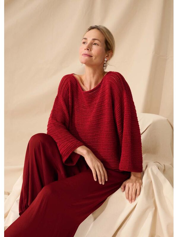 Lana Grossa PULLOVER Linarte - Strikkeopskrift (NO)