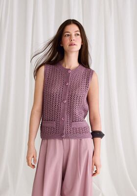 VEST Summer Cashmere - Strikkeopskrift (NO) fra Lana Grossa