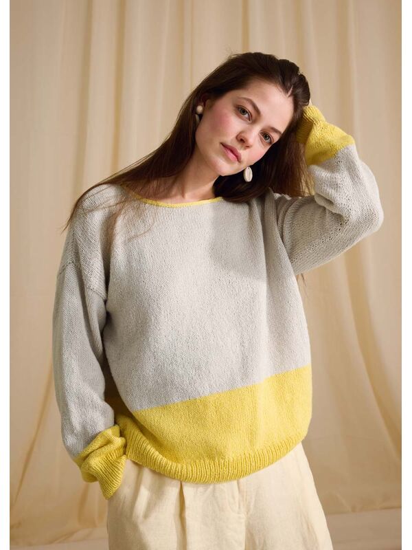 Lana Grossa PULLOVER Alta Moda Cotolana - Strikkeopskrift (NO)