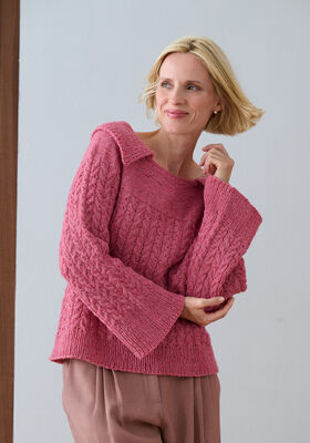 PULLOVER Landlust Soft Tweed 180 fra Lana Grossa