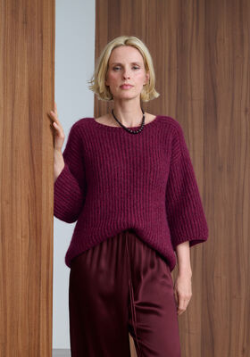 PULLOVER Ecopuno & Silkhair fra Lana Grossa